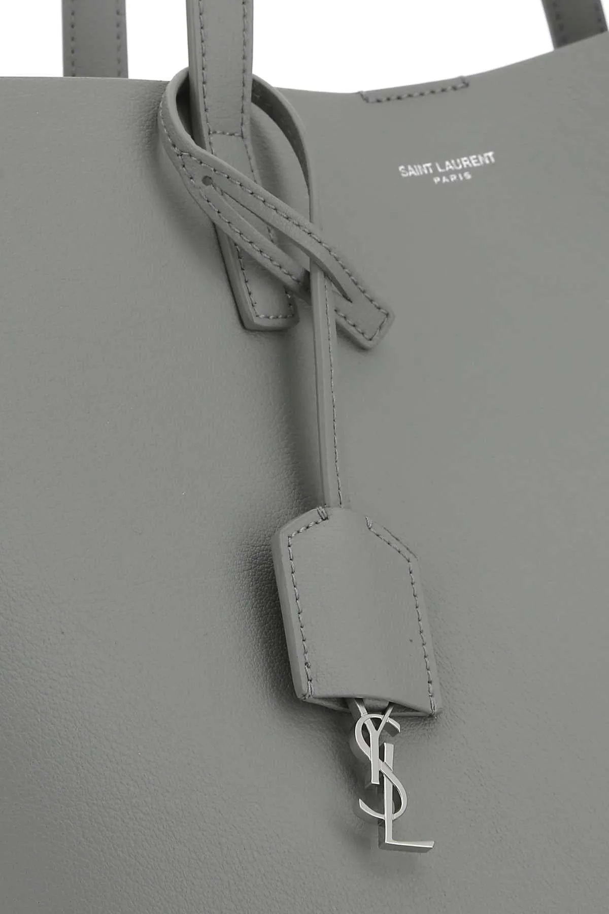 Saint Laurent Logo Detailed Large Tote Bag