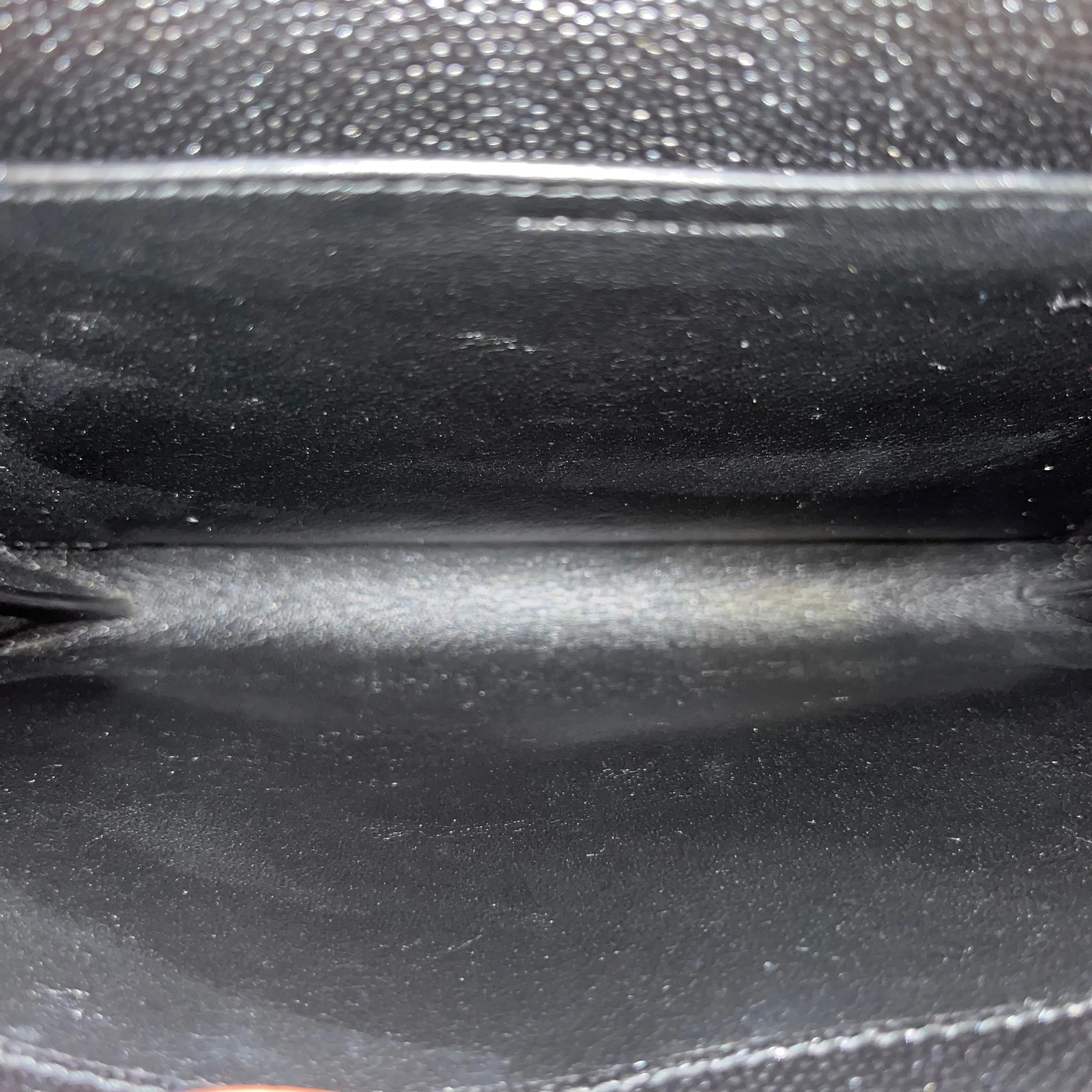 SAINT LAURENT Uptown Grain De Poudre YSL Clutch