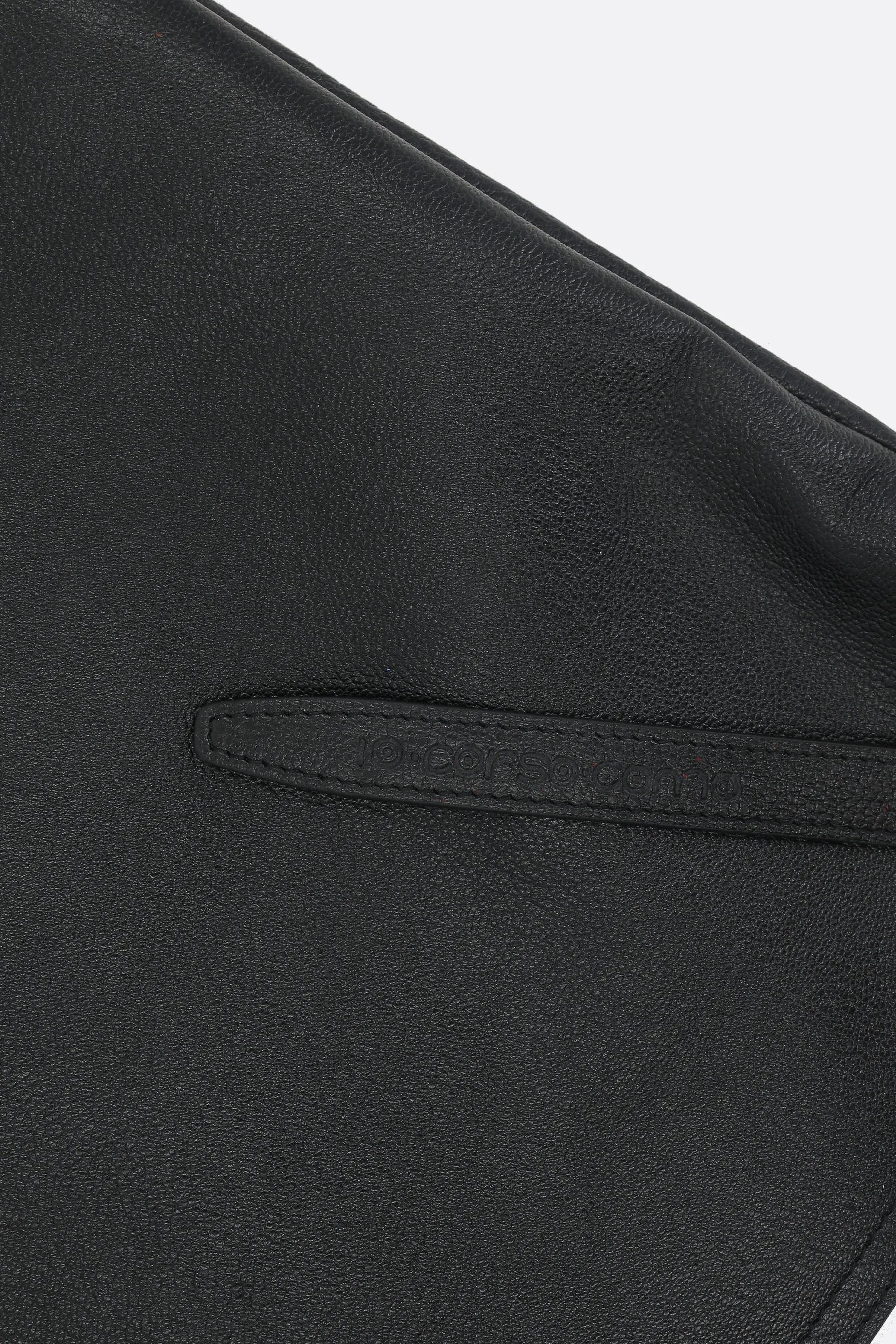 Sharp large hobo bag in grainy leather