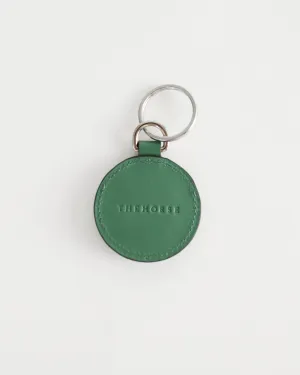 The Leather AirTag Case: Forest