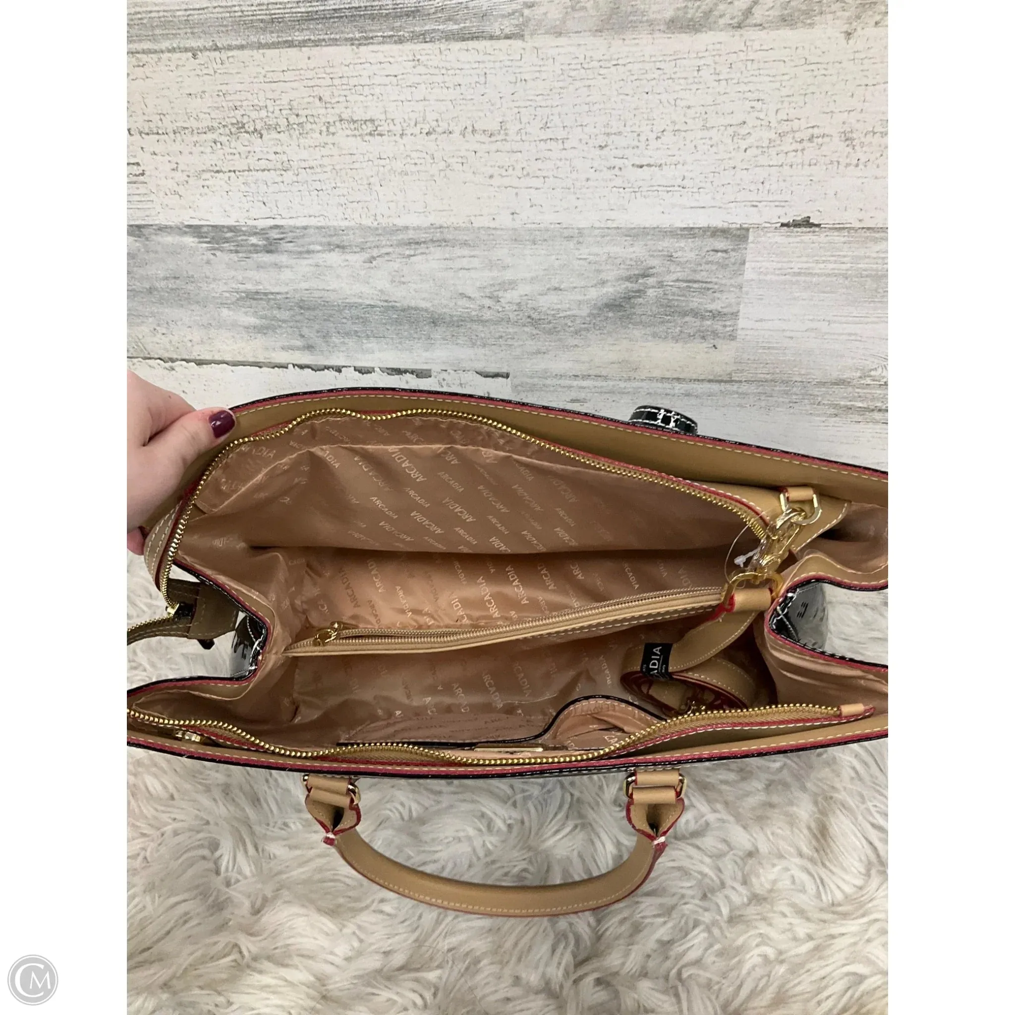 Tote By Clothes Mentor, Size: Large