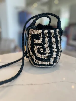 Tribale Black Mini Hobo