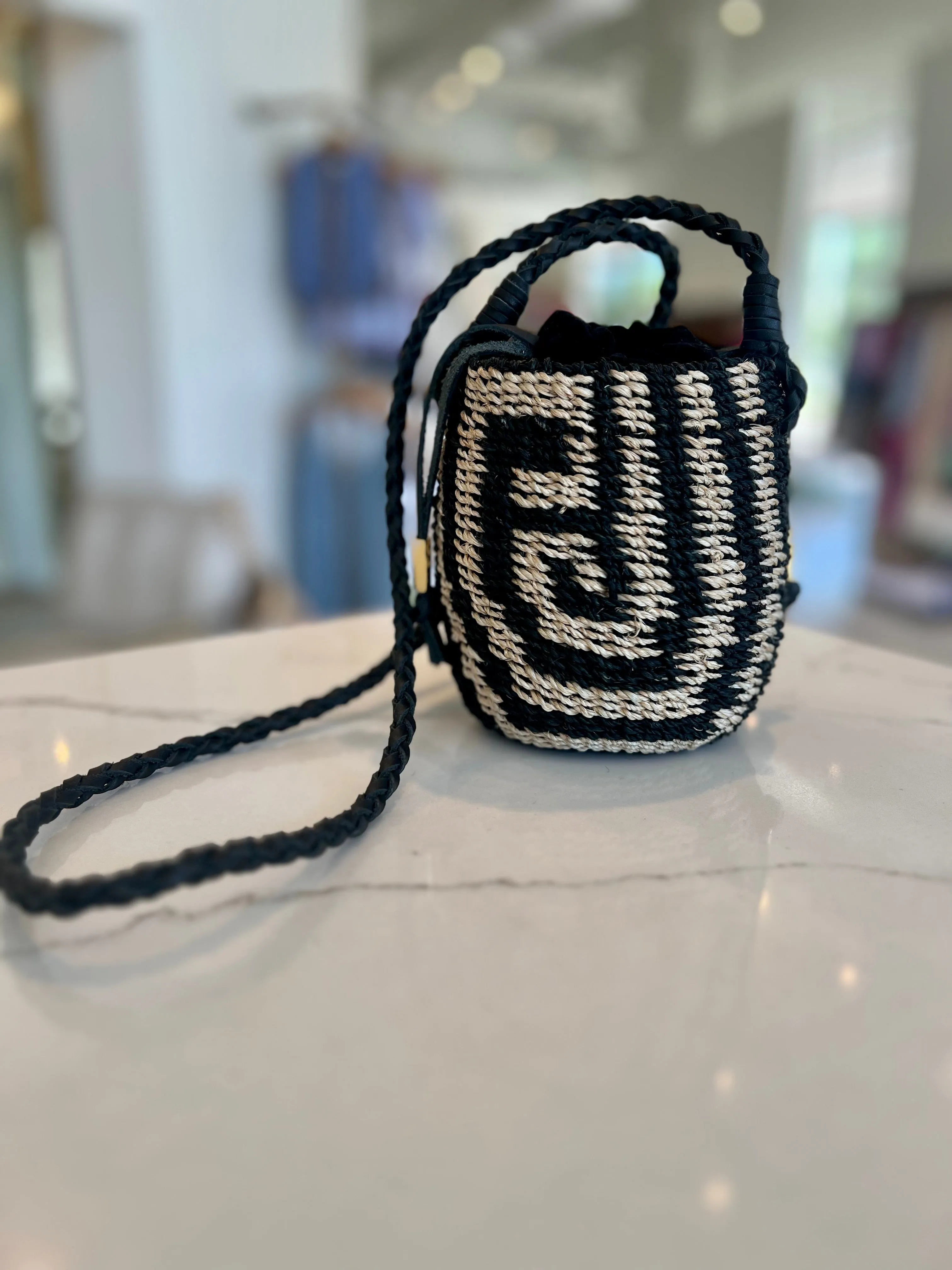 Tribale Black Mini Hobo