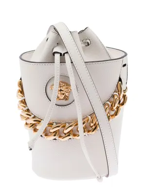 Versace Medusa Head Drawstring Bucket Bag