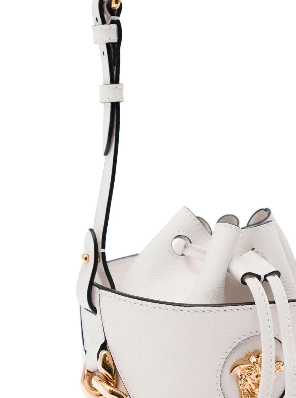 Versace Medusa Head Drawstring Bucket Bag